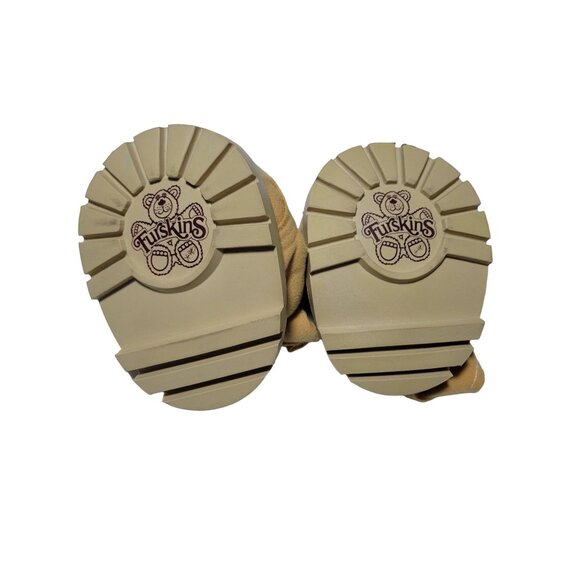 Vintage 80s Furskin Dudley Bear 22 inch Plush Xavier Roberts Overalls Boots Toy - Picture 15 of 15